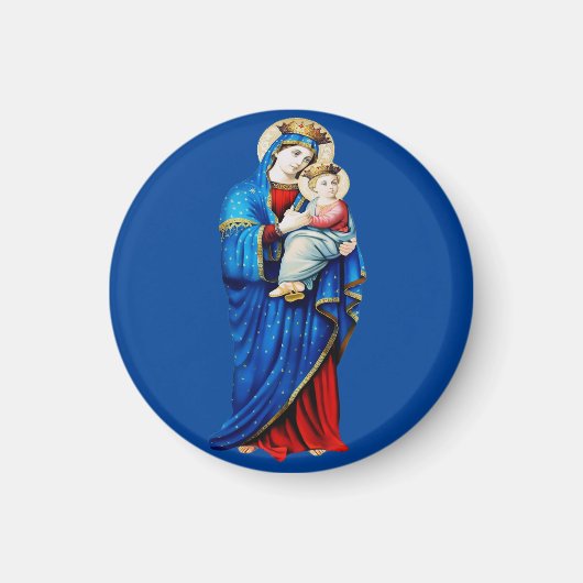 Maagd Maria met kindje Jezus Magneet (Voorkant)