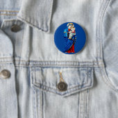 Maagd Maria met kindje Jezus Ronde Button 5,7 Cm (In situ)