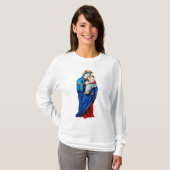 Maagd Maria met kindje Jezus T-shirt (Voorkant volledig)