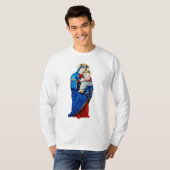 Maagd Maria met kindje Jezus T-shirt (Voorkant volledig)