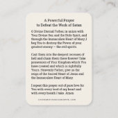 Maagd Maria met Roos gebed tegen het kwaad Plaatskaartje (Achterkant)