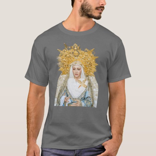Maagd Maria Moeder van Jezus Madonna vriendin T-shirt (Voorkant)