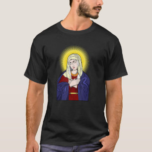 Maagd Maria moeder van Jezus Portret 2 T-shirt
