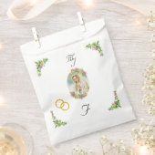 Maagd Maria Monogrammed Wedding Favoriete Tassen Bedankzakje (Geknipt)