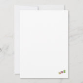 Maagd Maria Nuptial Save the Date Bladwijzer (Achterkant)