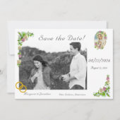 Maagd Maria Nuptial Save the Date Bladwijzer (Voorkant)