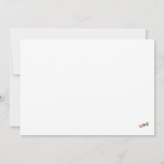 Maagd Maria Nuptial Save the Date Bladwijzer (Achterkant)