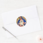 Maagd Maria - Onze Lieve Vrouw van Guadalupe Ronde Sticker (Envelop)