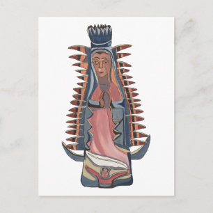 Maagd Maria Onze-Lieve-Vrouw van Guadalupe-schilde Briefkaart