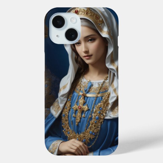 Maagd Maria onze Vrouwe van Genade Case-Mate iPhone Case (Achterkant)