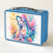 Maagd Maria op Lunchbox (Achterkant)