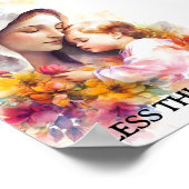 Maagd Maria Poster Religieuze Huis Zegen (Hoek)