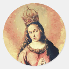 Maagd Maria Regina Caeli Sticker