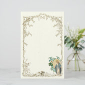  Maagd Maria Religieus Katholiek Briefpapier (Staand voorkant)