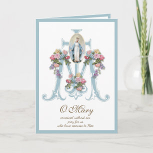  Maagd Maria Religieuze Moederdag Kaart