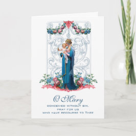 Maagd Maria Religieuze Moedersdag Katholiek Kaart