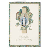 Maagd Maria Religieuze Schimmelcondoleances (Voorkant)