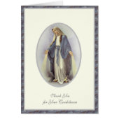 Maagd Maria Religieuze Schimmelcondoleances (Voorkant)