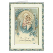 Maagd Maria Religieuze Schimmelcondoleances (Voorkant)