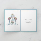  Maagd Maria Religieuze Waterverf Kruis Kaart (Binnen)