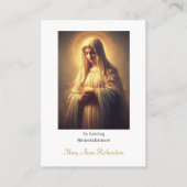 Maagd Maria Rooms-Katholiek Gebed Kaart Plaatskaartje (Voorkant)