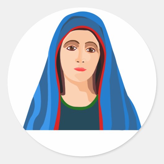 Maagd Maria Stickers (Voorkant)