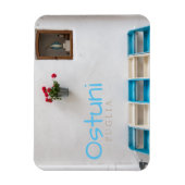 Maagd Maria straat altaar heiligdom tekst magneet (Verticaal)