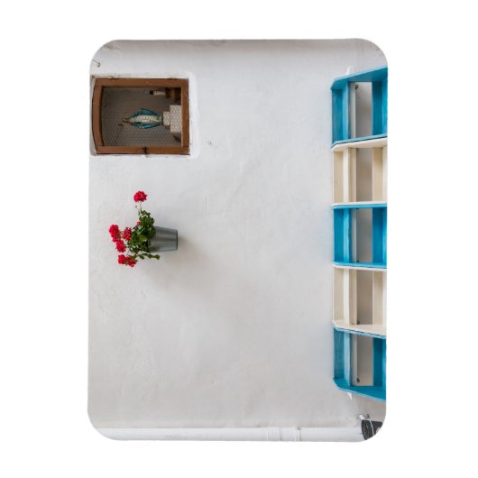 Maagd Maria straataltaar heiligdom magneet (Verticaal)