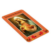 Maagd Maria Thanksgiving zegeningen herfstbladeren Magneet (Rechterzijde)