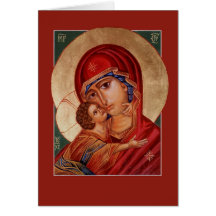 Maagd Maria Theotokos-groet, zonder zegen