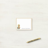 Maagd Maria Traditionele katholieke Kunst zonder b Post-it® Notes (Op bureau)