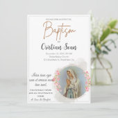 Maagd Maria Uitnodiging voor de doop (Staand voorkant)