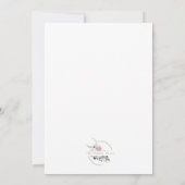 Maagd Maria Uitnodiging voor de doop (Achterkant)