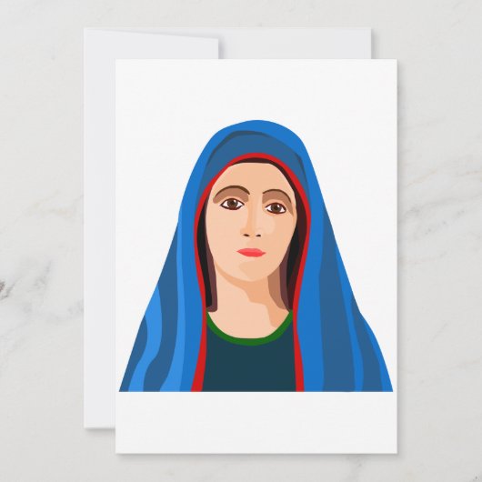 Maagd Maria Uitnodigingen (Voorkant)