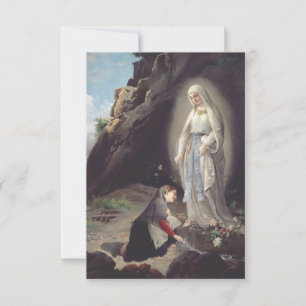Maagd Maria van Lourdes Bedankkaart