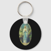 Maagd Maria van Lourdes Onze-Lieve-Vrouw Christeli Sleutelhanger (Voorkant)