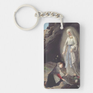 Maagd Maria van Lourdes Sleutelhanger