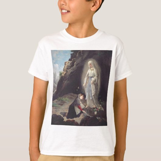 Maagd Maria van Lourdes T-shirt (Voorkant)