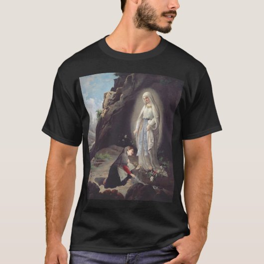 Maagd Maria van Lourdes T-shirt (Voorkant)