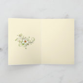 Maagd Maria Verjaardag Harten & Bloemen Kaart (Binnen)