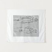 Maagd Maria wandtapijt kunst Wandkleed (Voorkant (horizontaal))