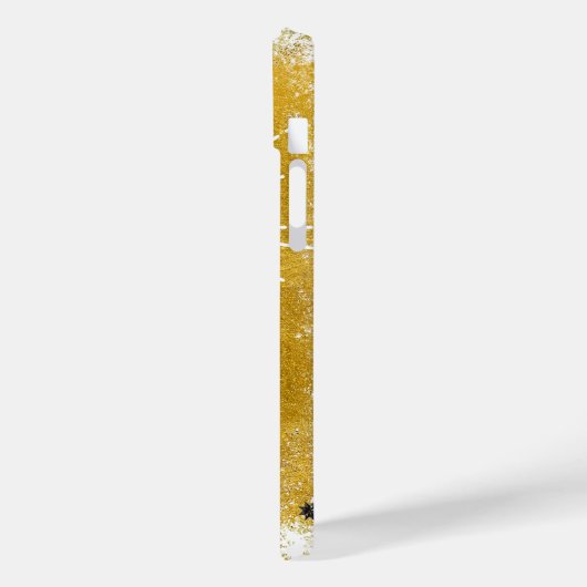 Maagd Maria Wit & Goud Sterrenkroon Case-Mate iPhone Case (Achterkant / Links)