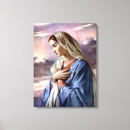 Maagd Maria zonder blozen - Moeder van God Canvas Afdruk