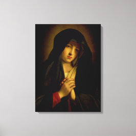 Maagd Maria zonder blozen - Moeder van God Canvas Afdruk