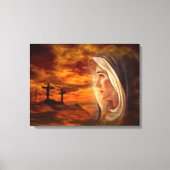 Maagd Maria zonder blozen - Moeder van God Canvas Afdruk (Voorkant)