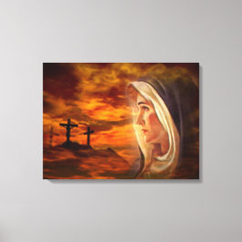 Maagd Maria zonder blozen - Moeder van God Canvas Afdruk