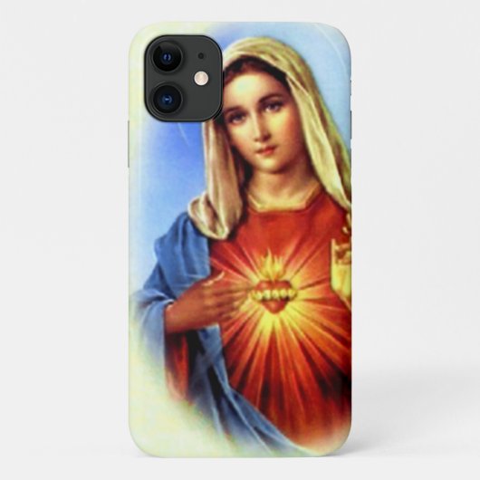 Maagd Maria zonder blozen - Moeder van God Case-Mate iPhone Case (Achterkant)