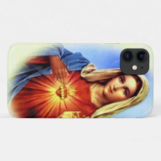 Maagd Maria zonder blozen - Moeder van God Case-Mate iPhone Case (Achterkant (horizontaal))