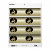 Maagd Maria zonder blozen - Moeder van God Etiket (Full Sheet)