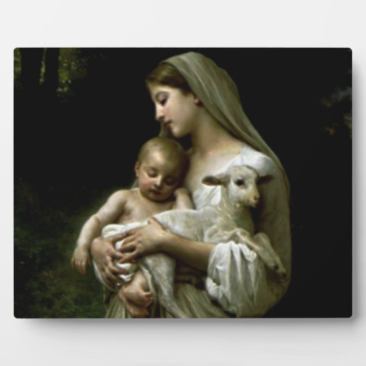 Maagd Maria zonder blozen - Moeder van God Fotoplaat (Voorkant)